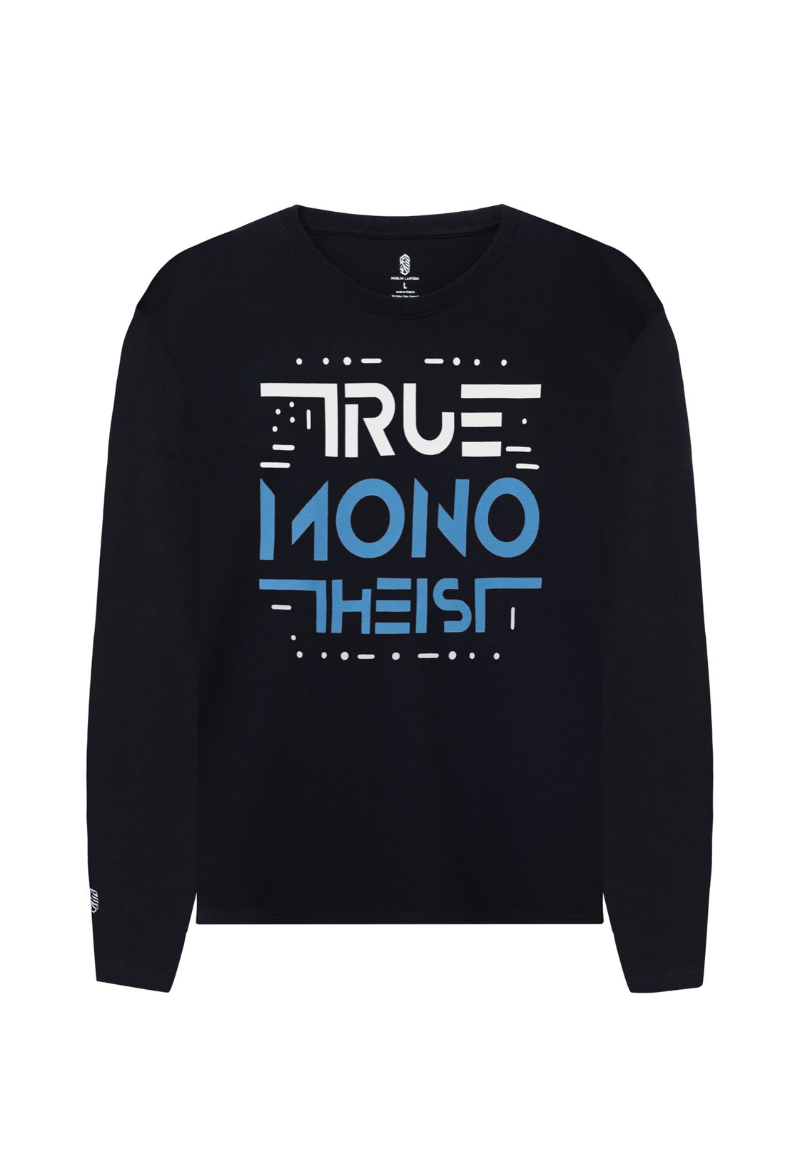 Monotheist Long Sleeve Tee - Black / Blue