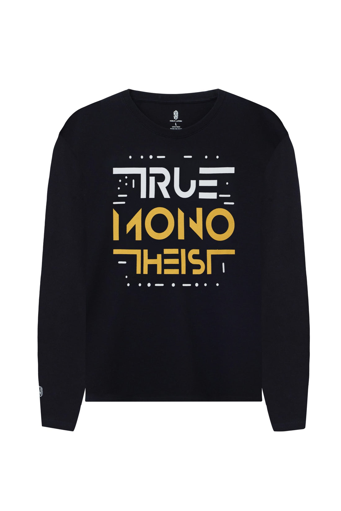 Monotheist Long Sleeve Tee - Black / Orange