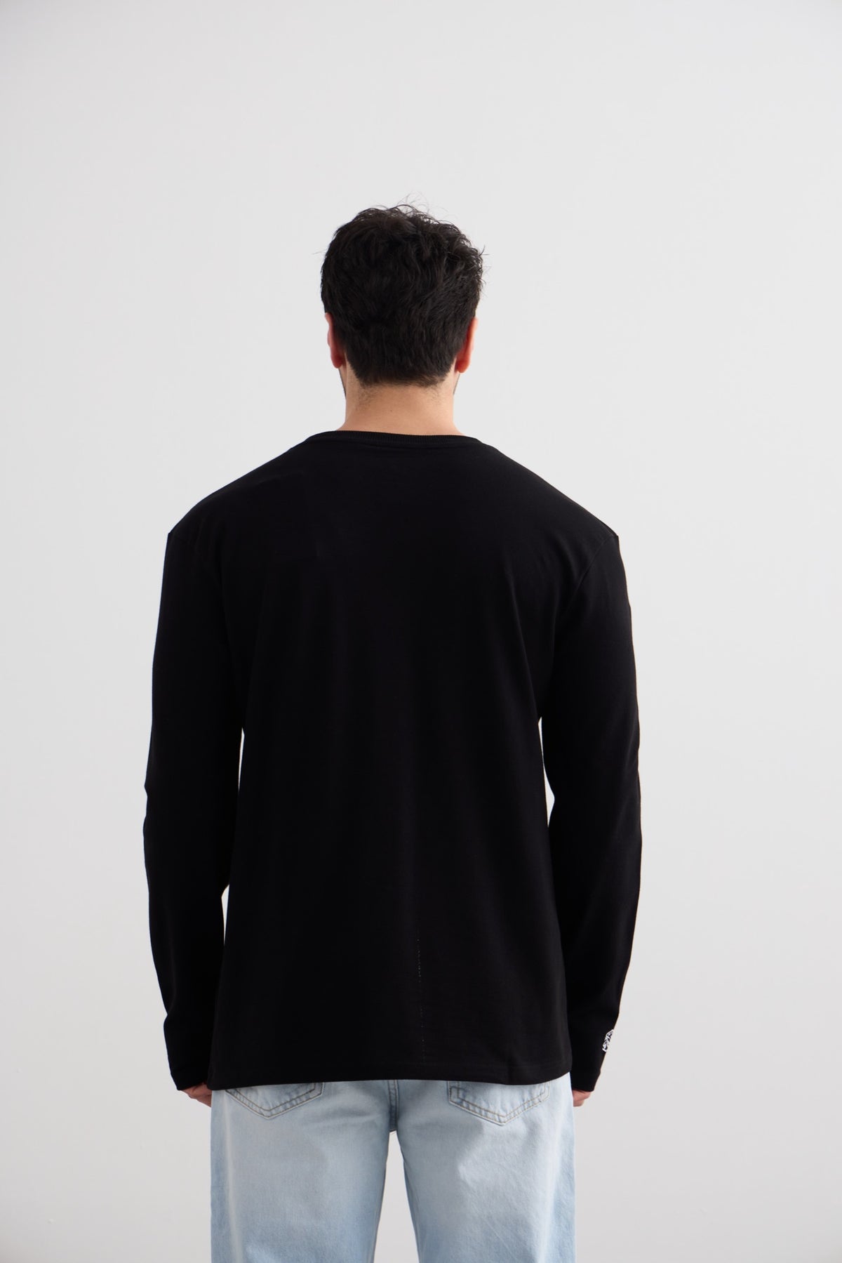 Monotheist Long Sleeve Tee - Black / Orange