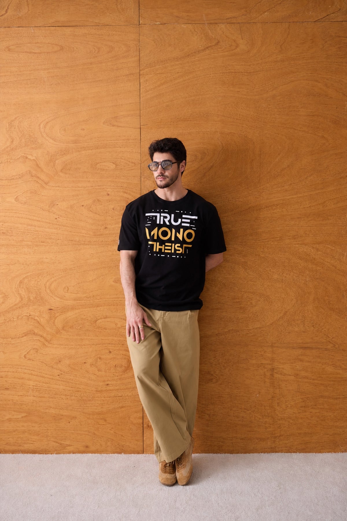 Monotheist Tee - Black / Orange