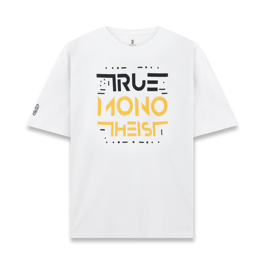 Monotheist Tee - White / Orange