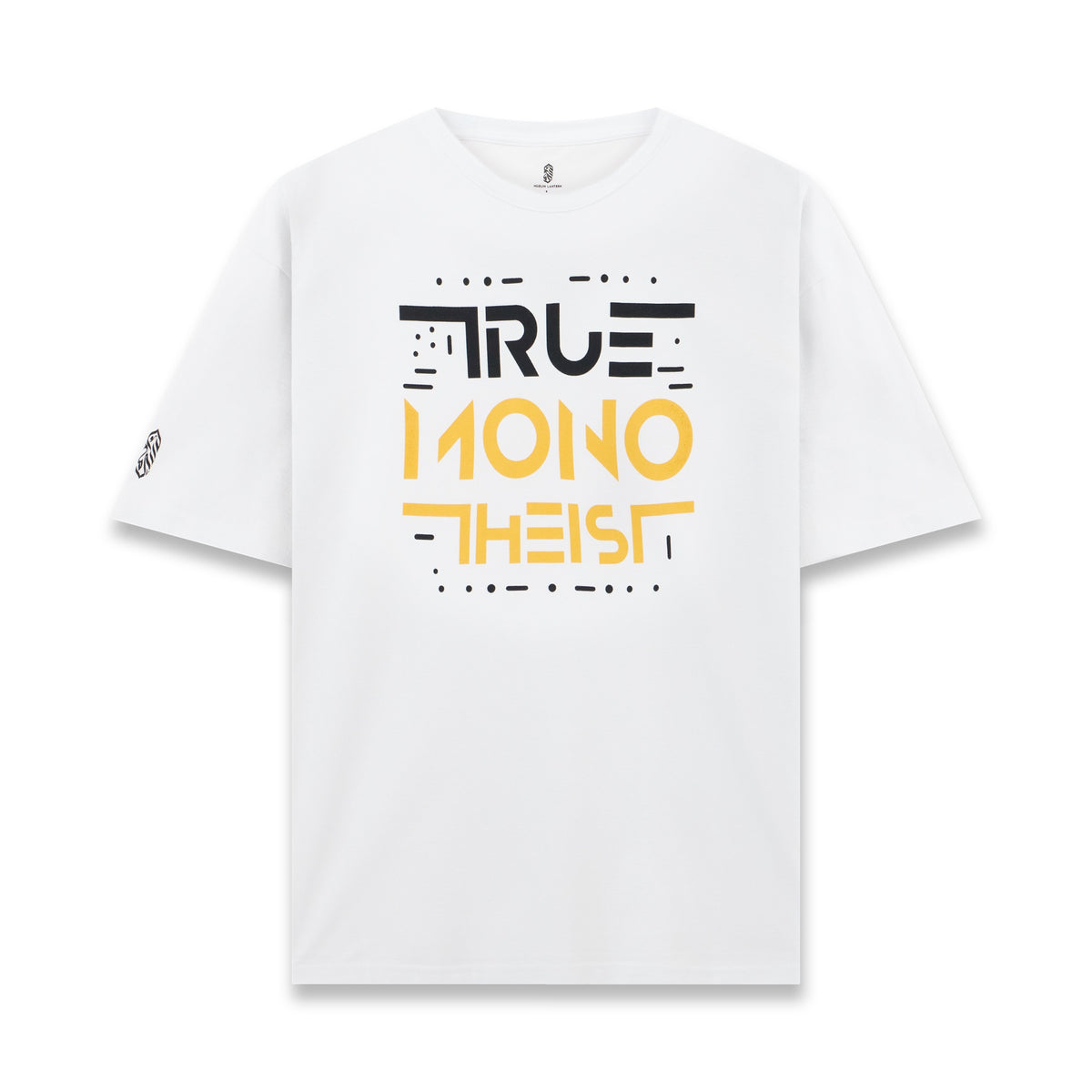 Monotheist Tee - White / Orange