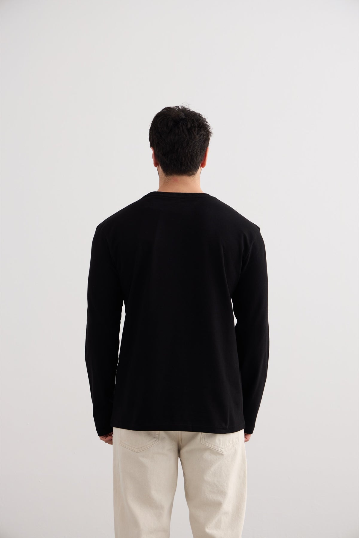 Pray Believe Long Sleeve Tee - Black / Red-Green