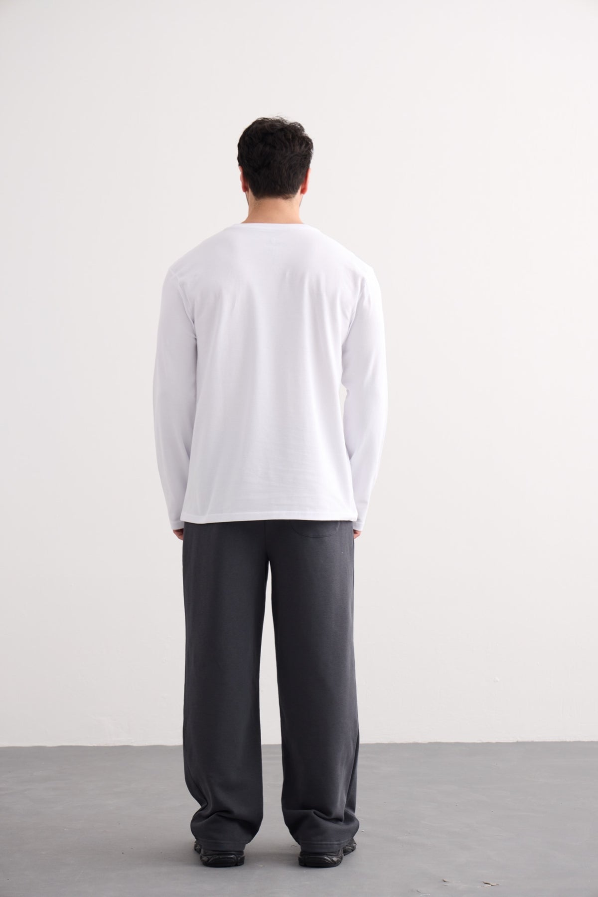Pray Believe Long Sleeve Tee - White / Orange