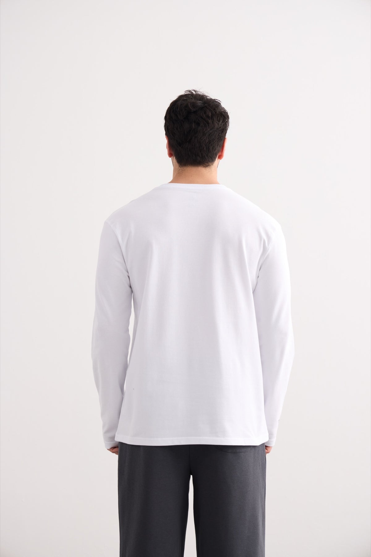 Pray Believe Long Sleeve Tee - White / Red-Green