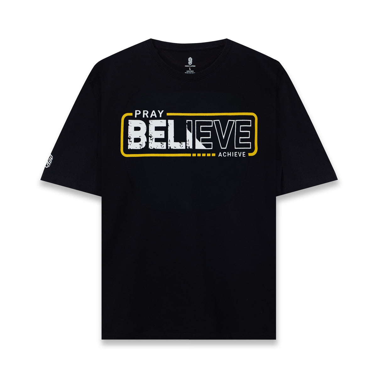 Pray Believe Tee - Black / Orange
